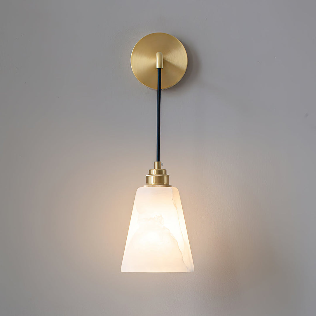 Lampa Ścienna Droplet Alabaster