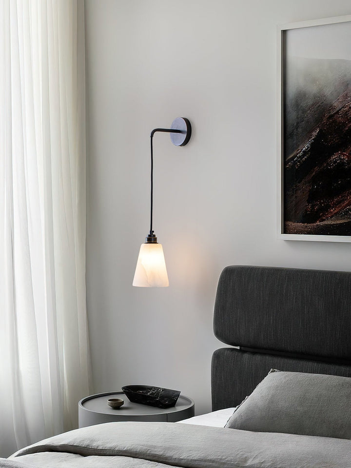 Lampa Ścienna Droplet Alabaster