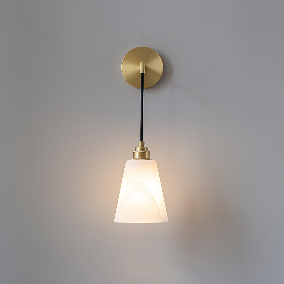 Lampa Ścienna Droplet Alabaster