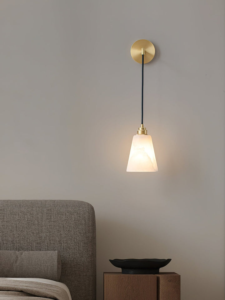 Lampa Ścienna Droplet Alabaster