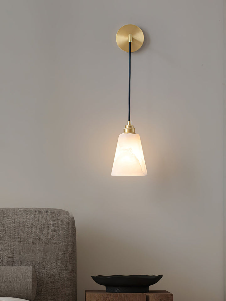 Lampa Ścienna Droplet Alabaster