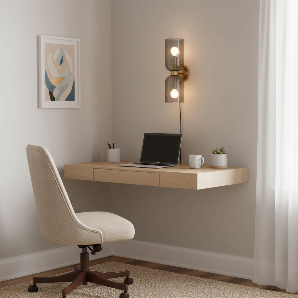 Lampa ścienna Edie z wtyczką