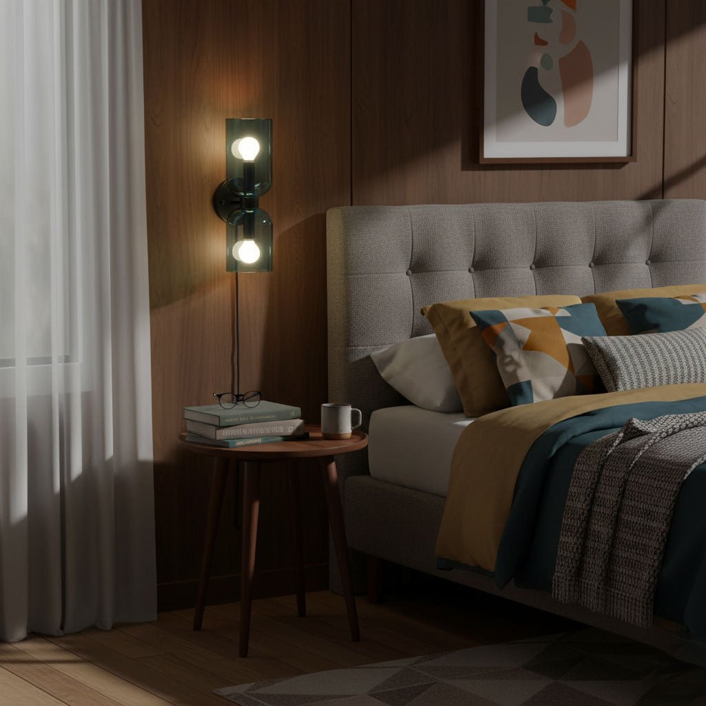 Lampa ścienna Edie z wtyczką