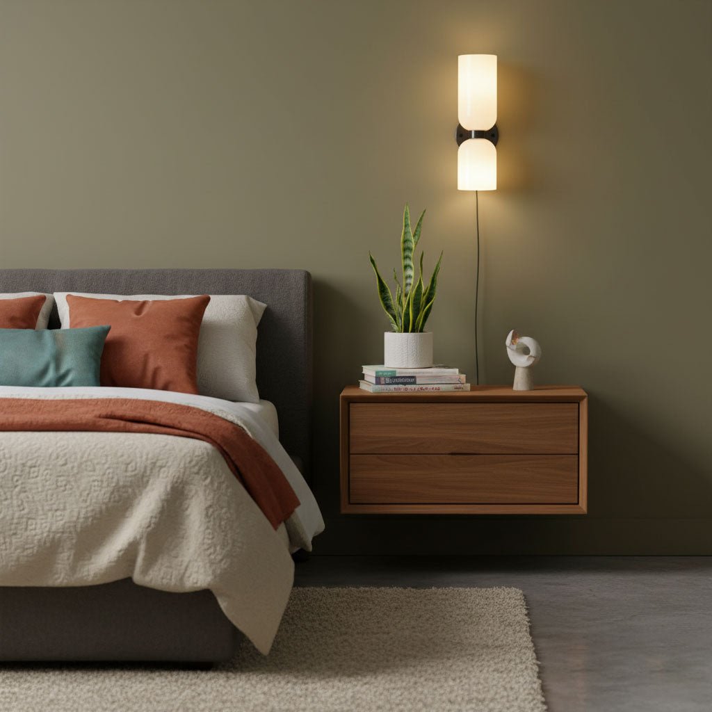 Lampa ścienna Edie z wtyczką