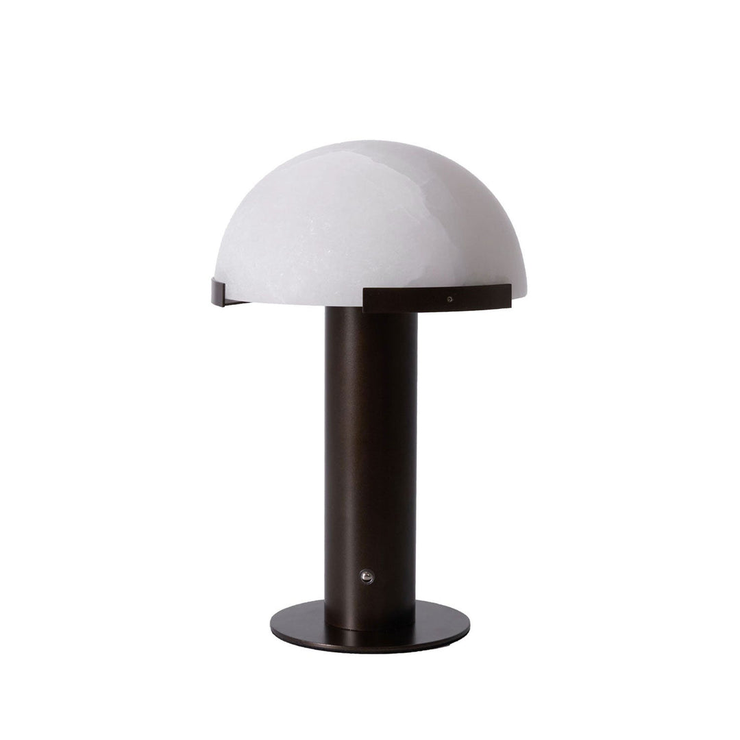Elegancka Lampa Stołowa Alabastrowa