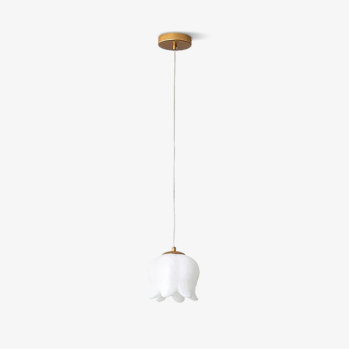 Elegancka Lampa Wisząca z Kwiatowym Motywem