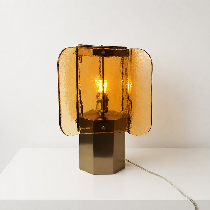 Lampa stołowa Aurelia z szklanym kloszem