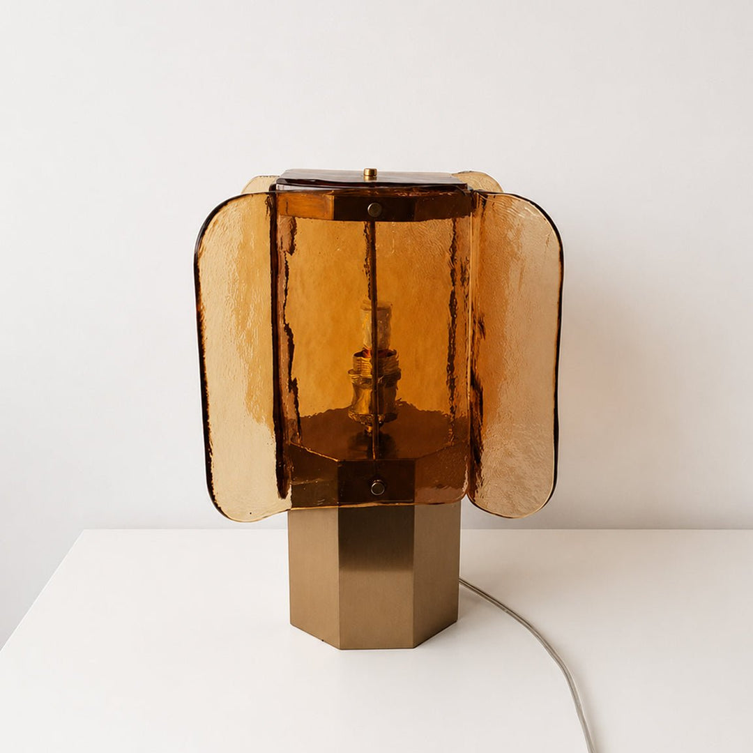 Lampa stołowa Aurelia z szklanym kloszem