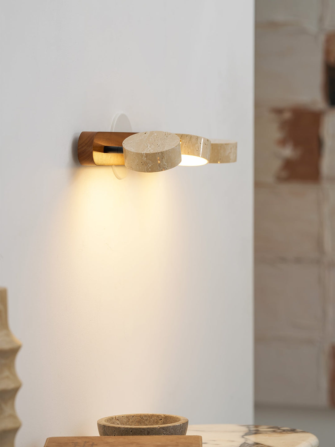 Lampa Ścienna Travertine Duo