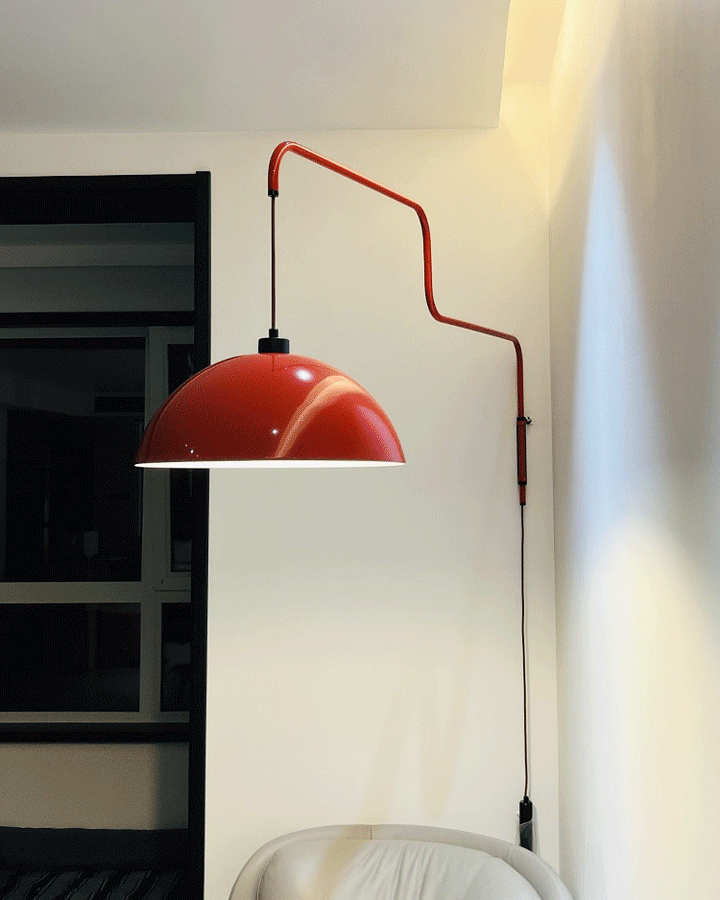 Lampa Ścienna Elio z wtyczką
