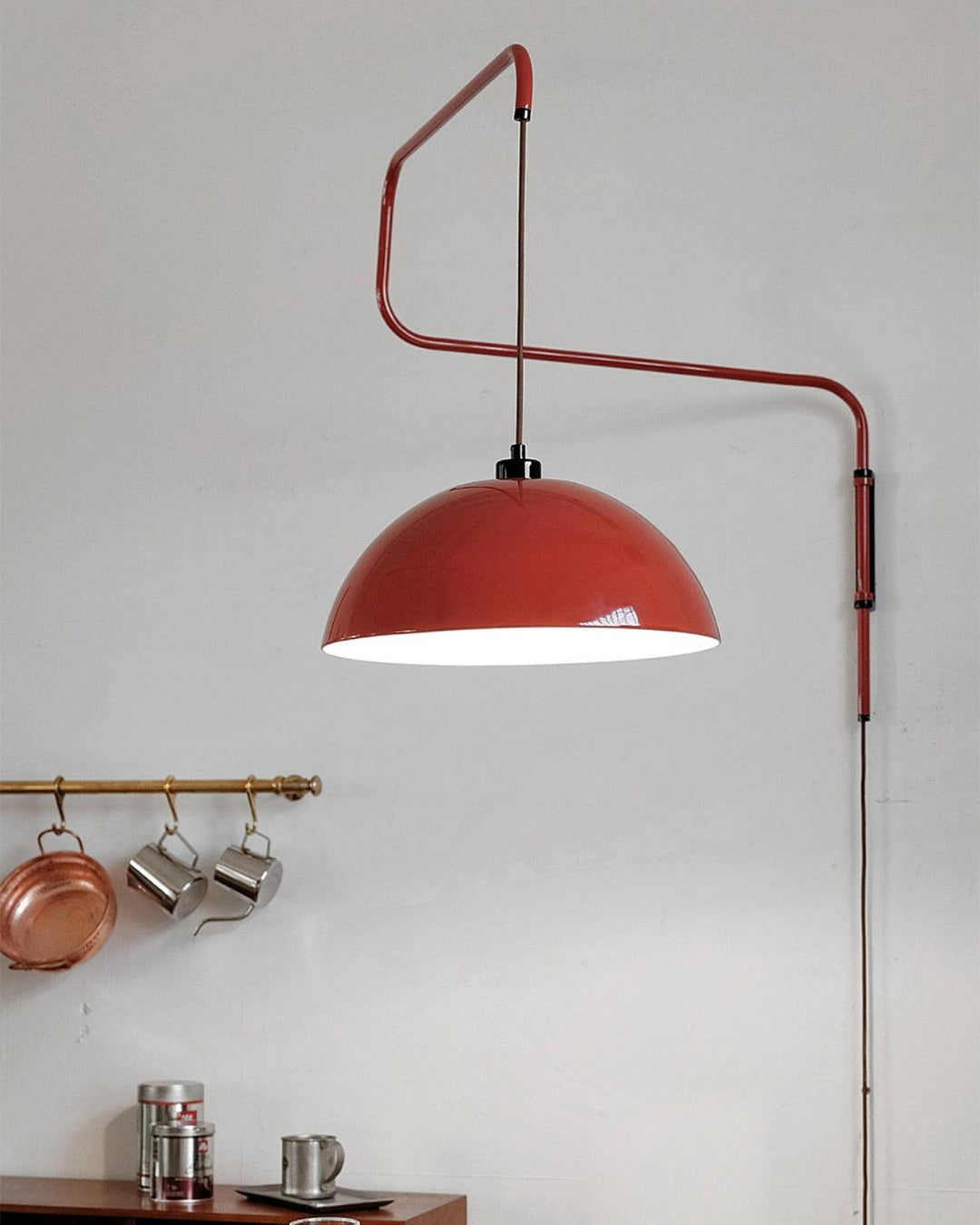 Lampa Ścienna Elio z wtyczką