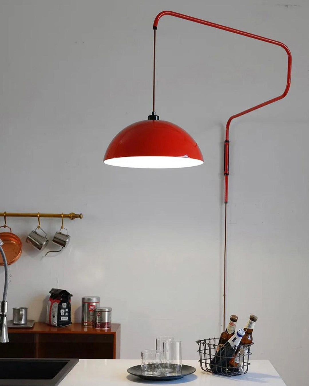 Lampa Ścienna Elio z wtyczką