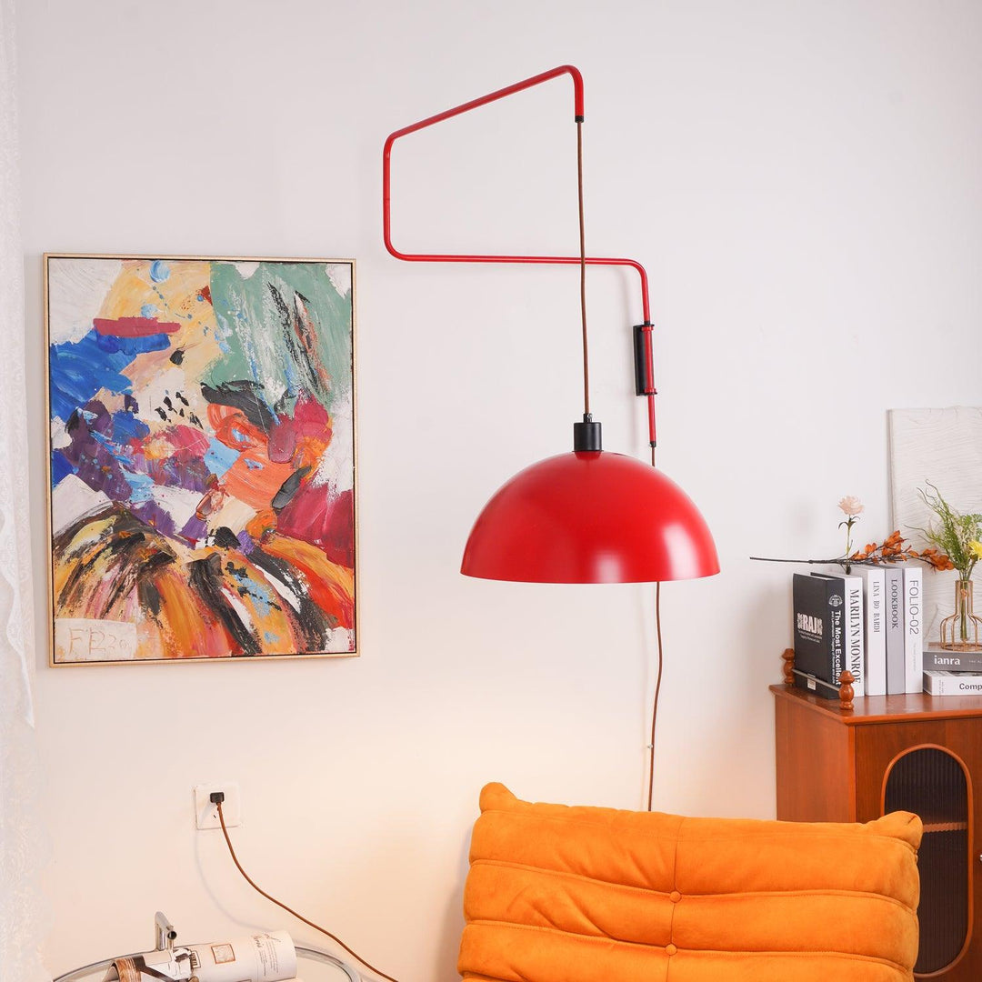 Lampa Ścienna Elio z wtyczką