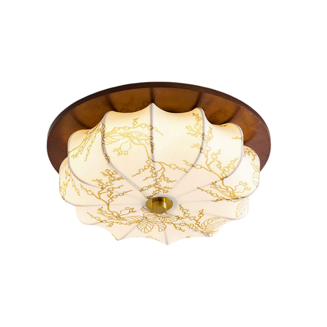 Lampa sufitowa Elowen z tkaniny