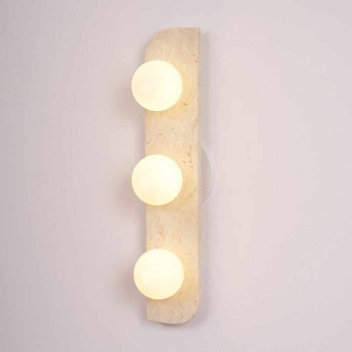 Elysian Lampa Ścienna z Trawertynu