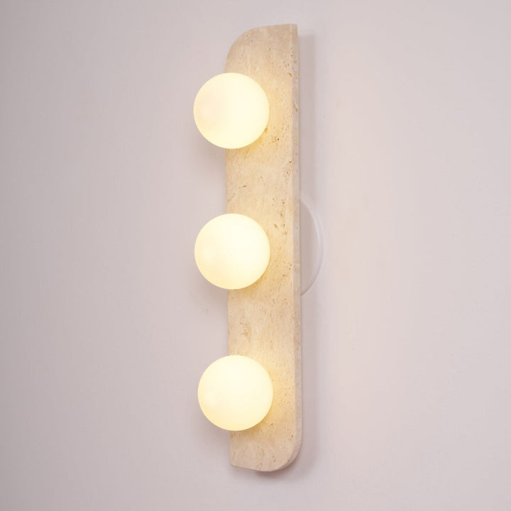 Elysian Lampa Ścienna z Trawertynu