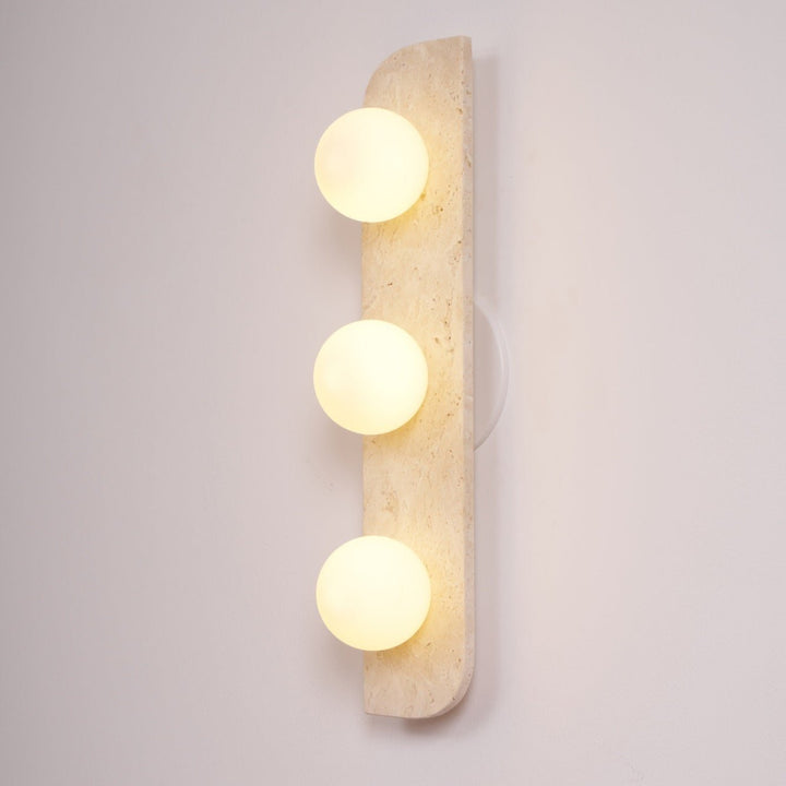 Elysian Lampa Ścienna z Trawertynu