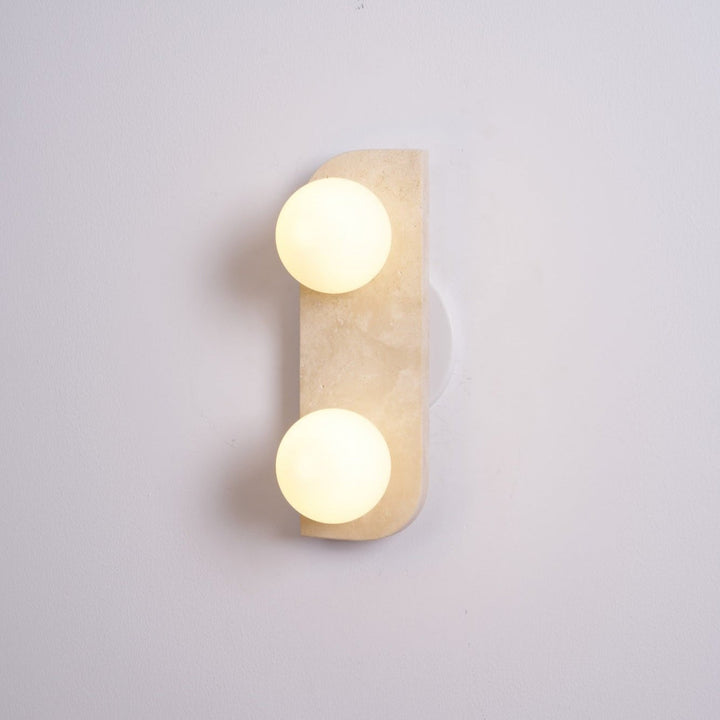 Elysian Lampa Ścienna z Trawertynu