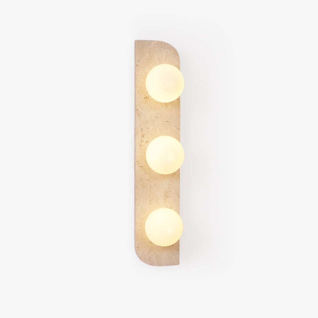 Elysian Lampa Ścienna z Trawertynu