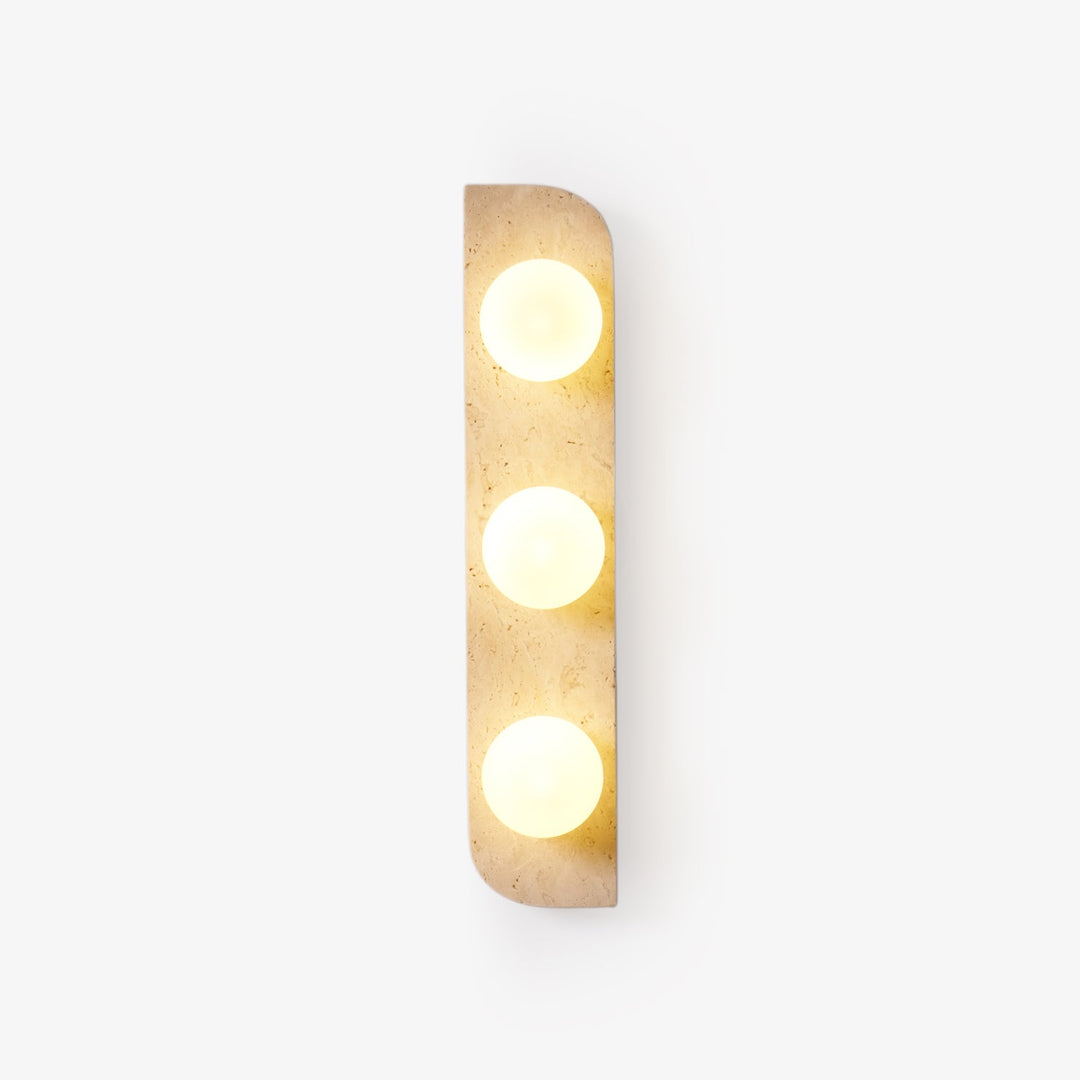 Elysian Lampa Ścienna z Trawertynu