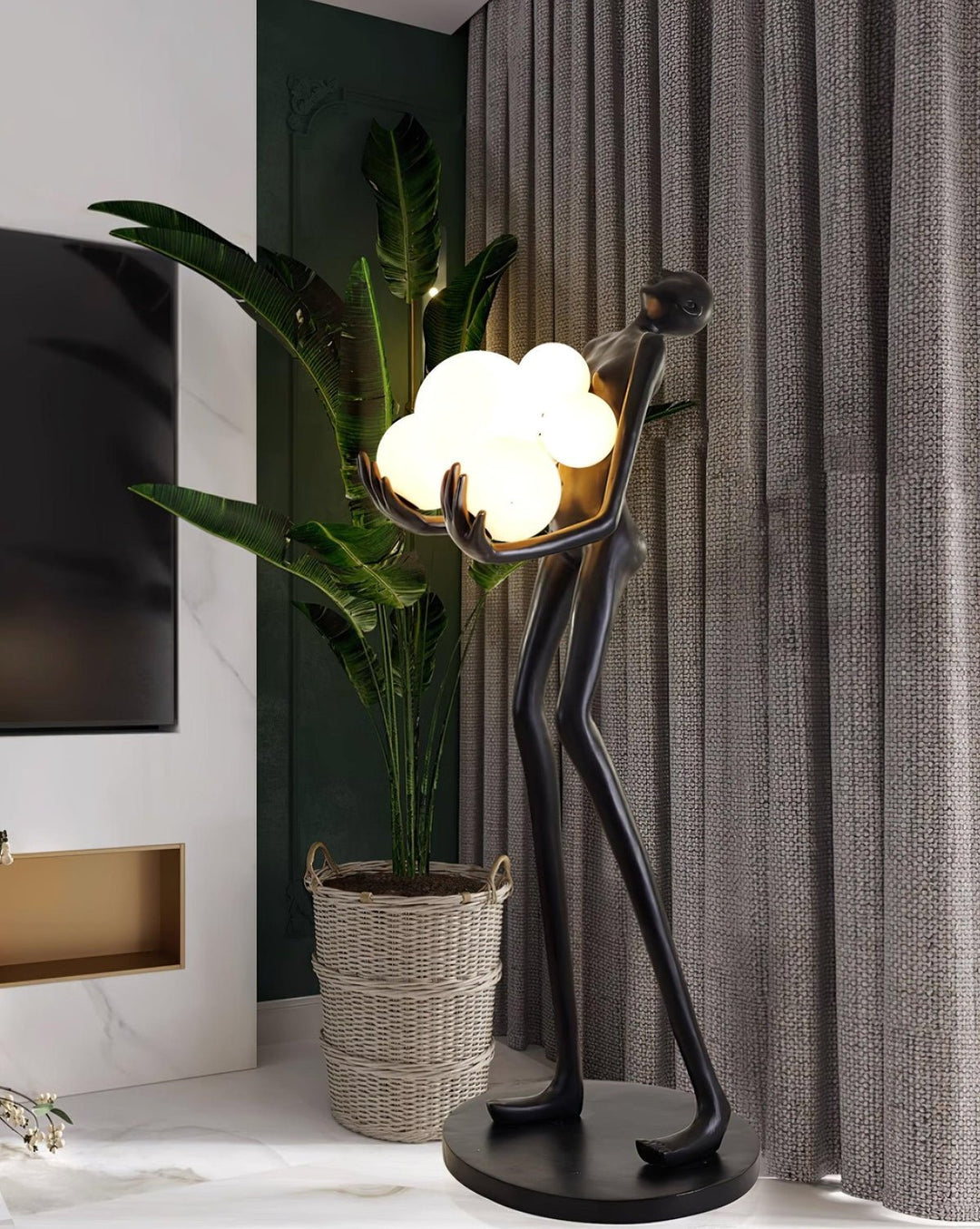 Lampa Podłogowa Rzeźba Embrace