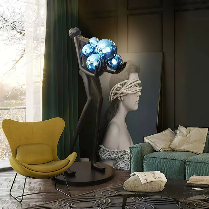Lampa Podłogowa Rzeźba Embrace