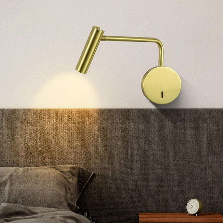 Minimalistyczna Lampa Ścienna LED w Kształcie Dysku