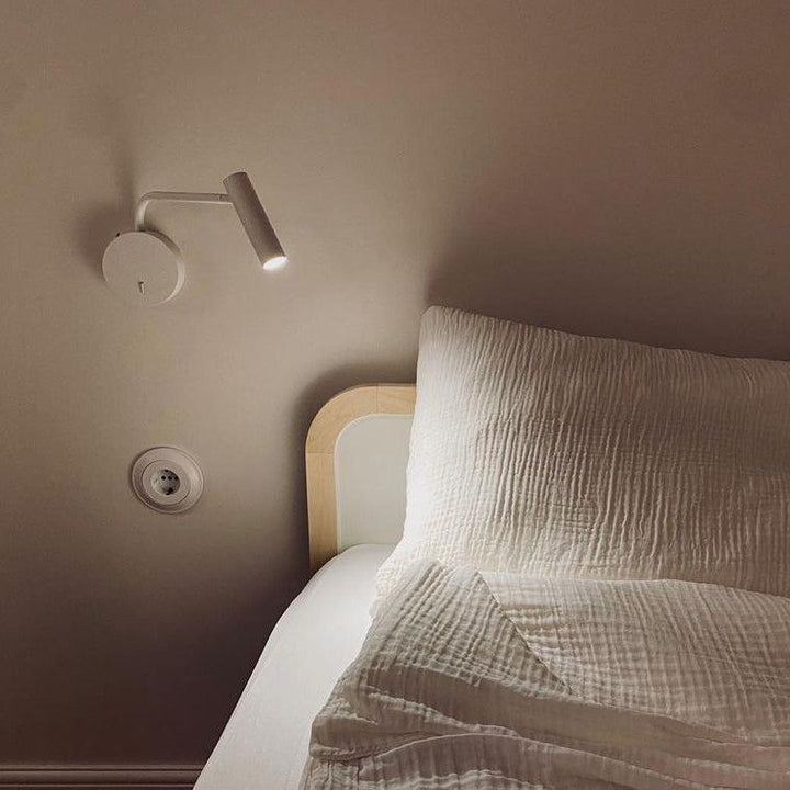 Minimalistyczna Lampa Ścienna LED w Kształcie Dysku