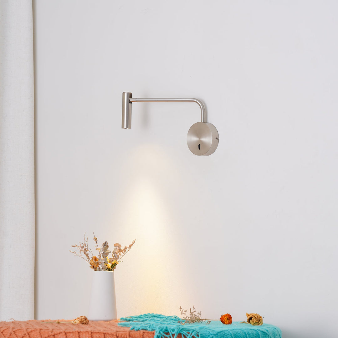 Minimalistyczna Lampa Ścienna LED w Kształcie Dysku