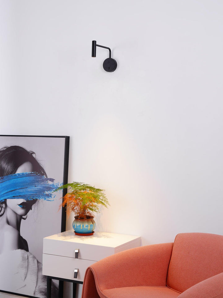 Minimalistyczna Lampa Ścienna LED w Kształcie Dysku