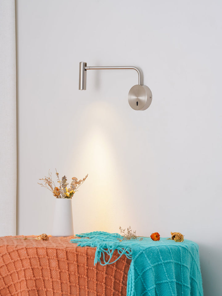 Minimalistyczna Lampa Ścienna LED w Kształcie Dysku