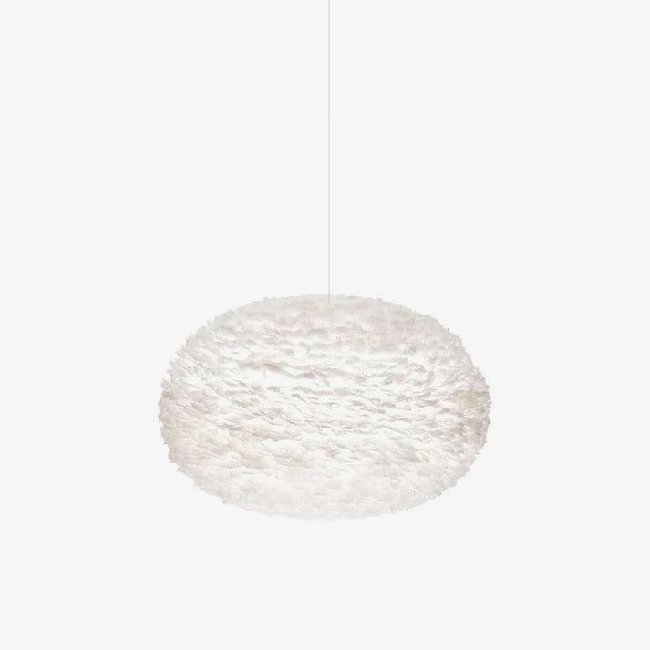 Lampa wisząca z piór gęsich