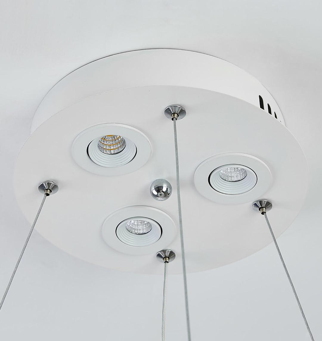 Lampa wisząca z piór gęsich
