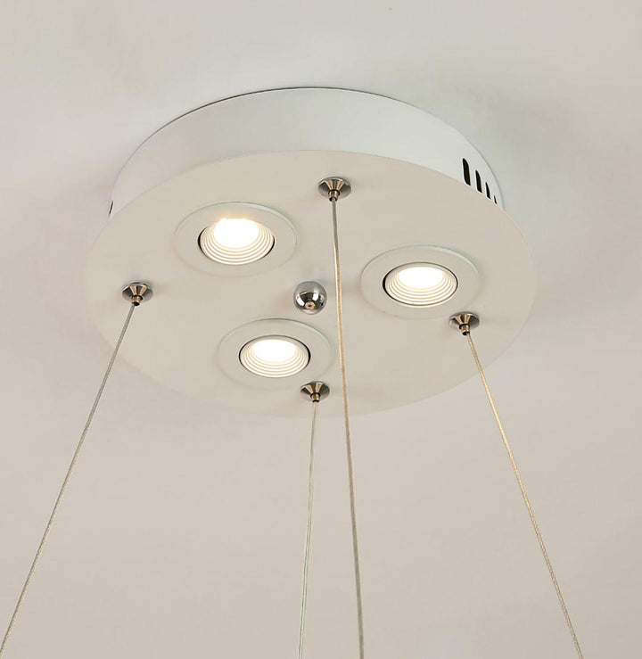 Lampa wisząca z piór gęsich