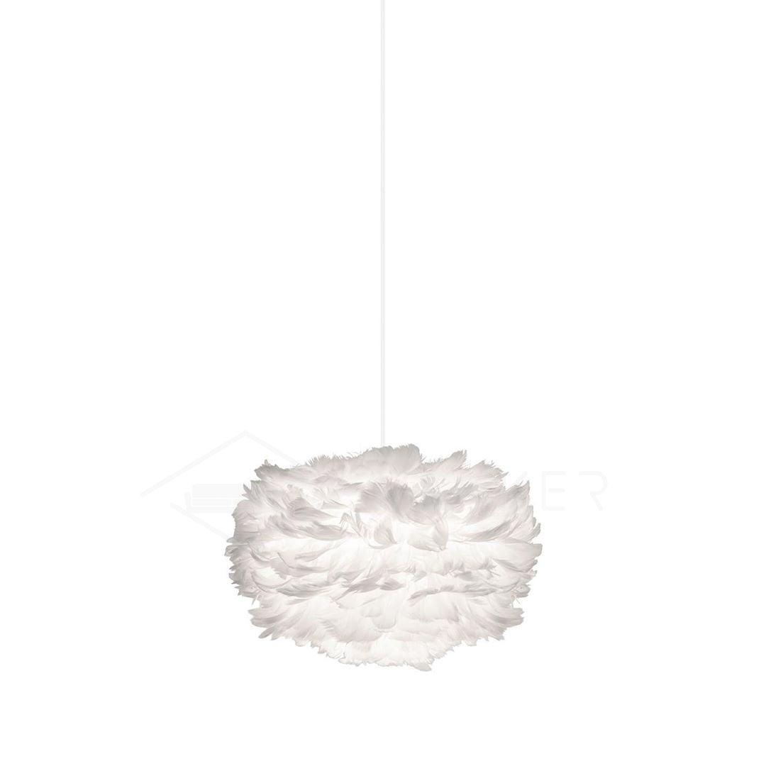 Lampa wisząca z piór gęsich