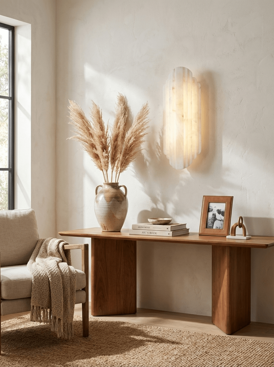 Kinkiet Estelle Alabaster