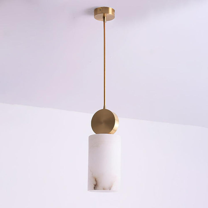Etruska Lampa Wisząca z Alabastru