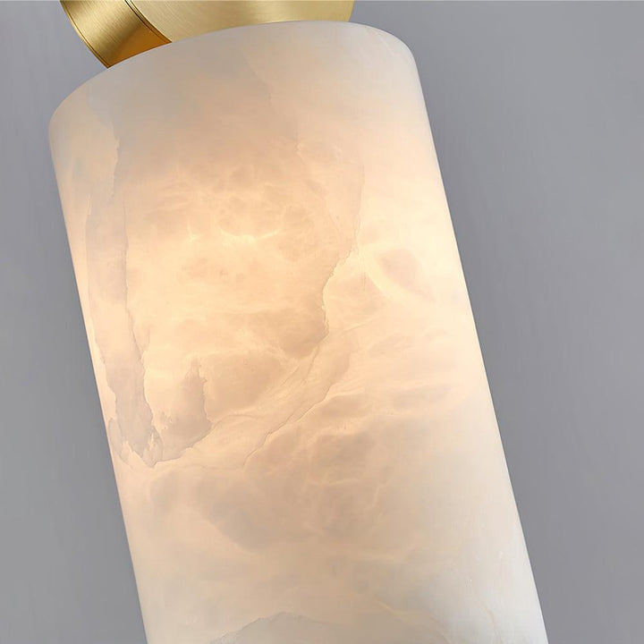 Etruska Lampa Wisząca z Alabastru