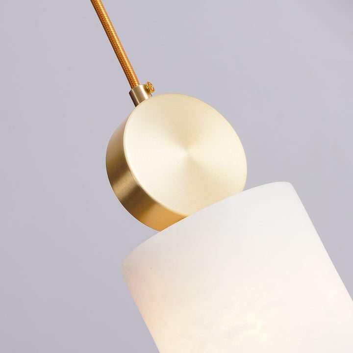 Etruska Lampa Wisząca z Alabastru