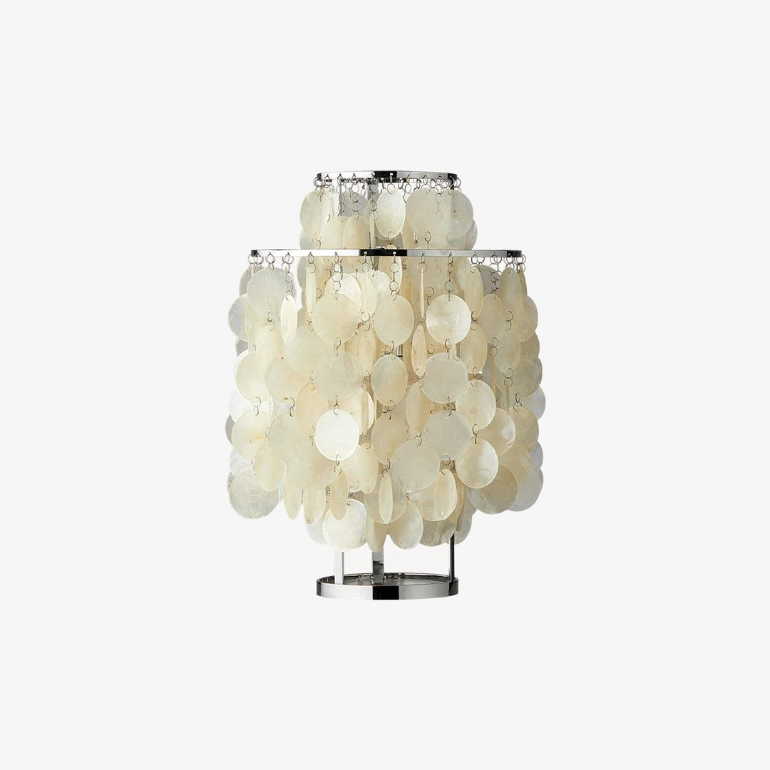 Lampa stołowa z muszli