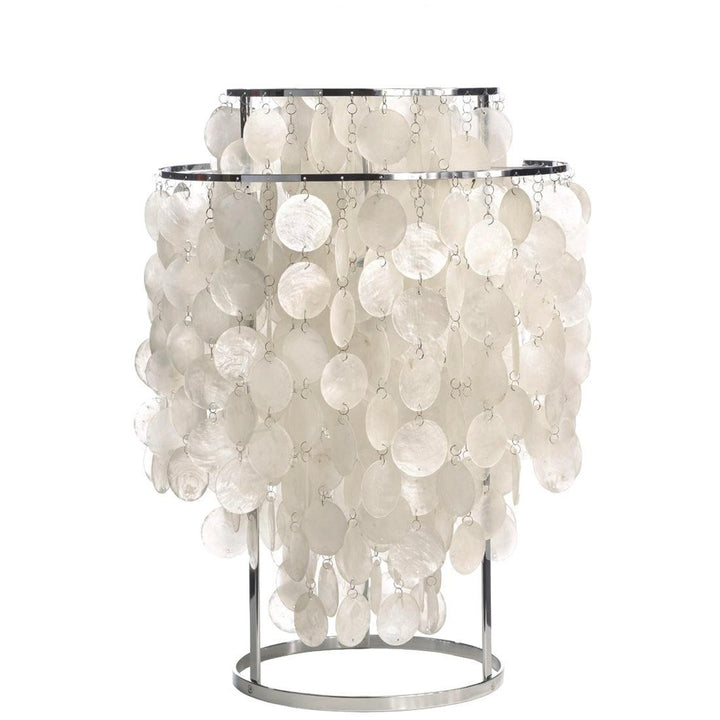 Lampa stołowa z muszli
