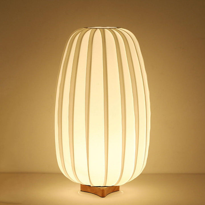Lampa Stołowa Minimalistyczna z Tkaniny