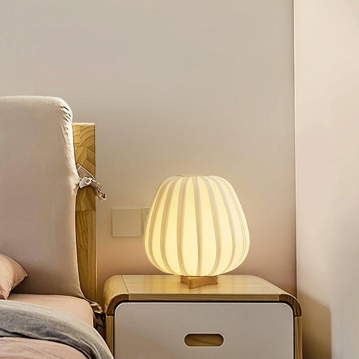 Lampa Stołowa Minimalistyczna z Tkaniny