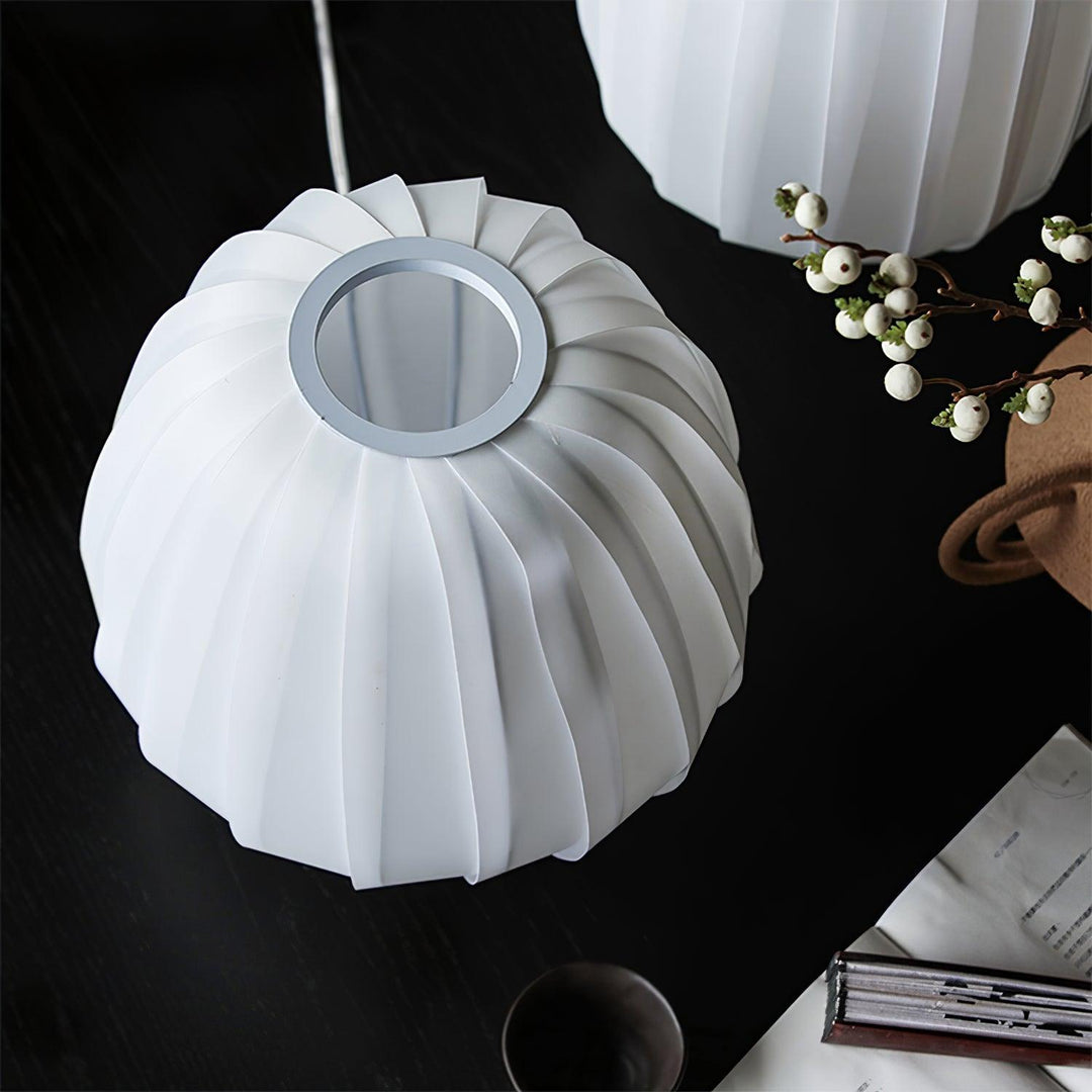 Lampa Stołowa Minimalistyczna z Tkaniny