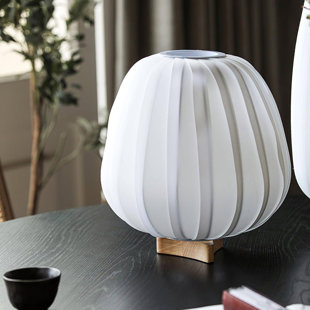 Lampa Stołowa Minimalistyczna z Tkaniny