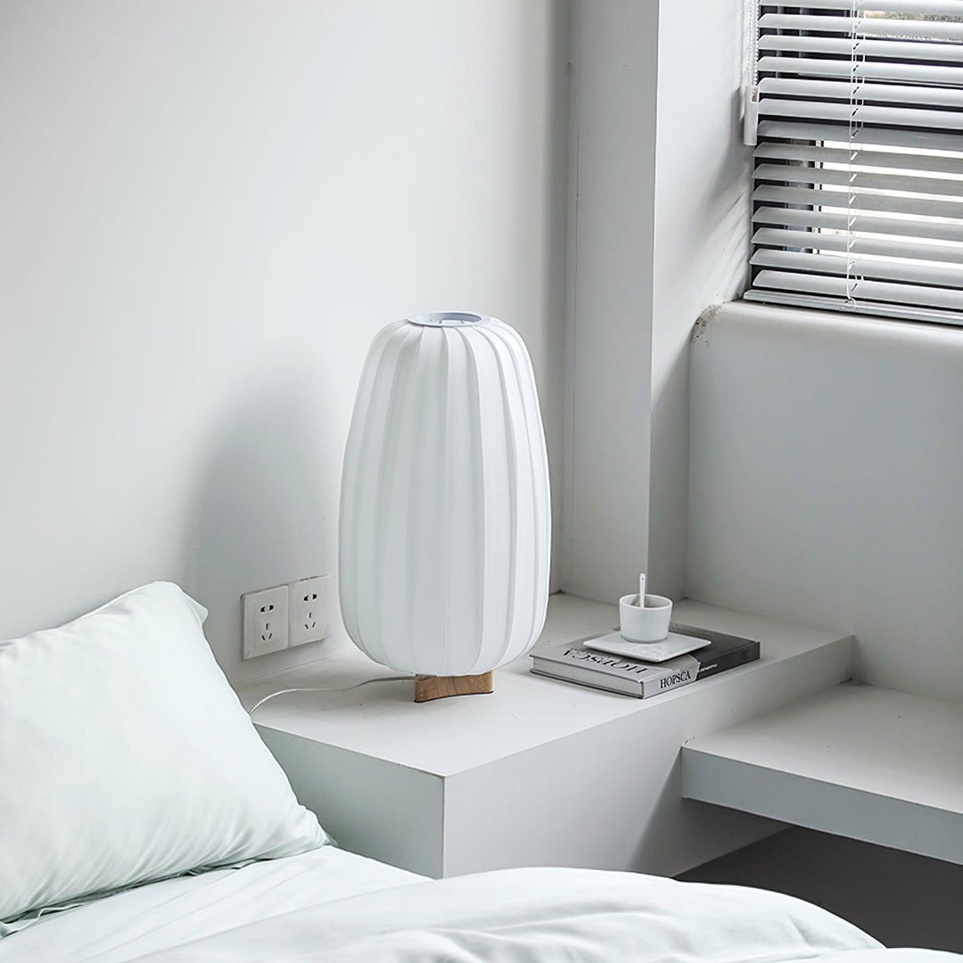 Lampa Stołowa Minimalistyczna z Tkaniny
