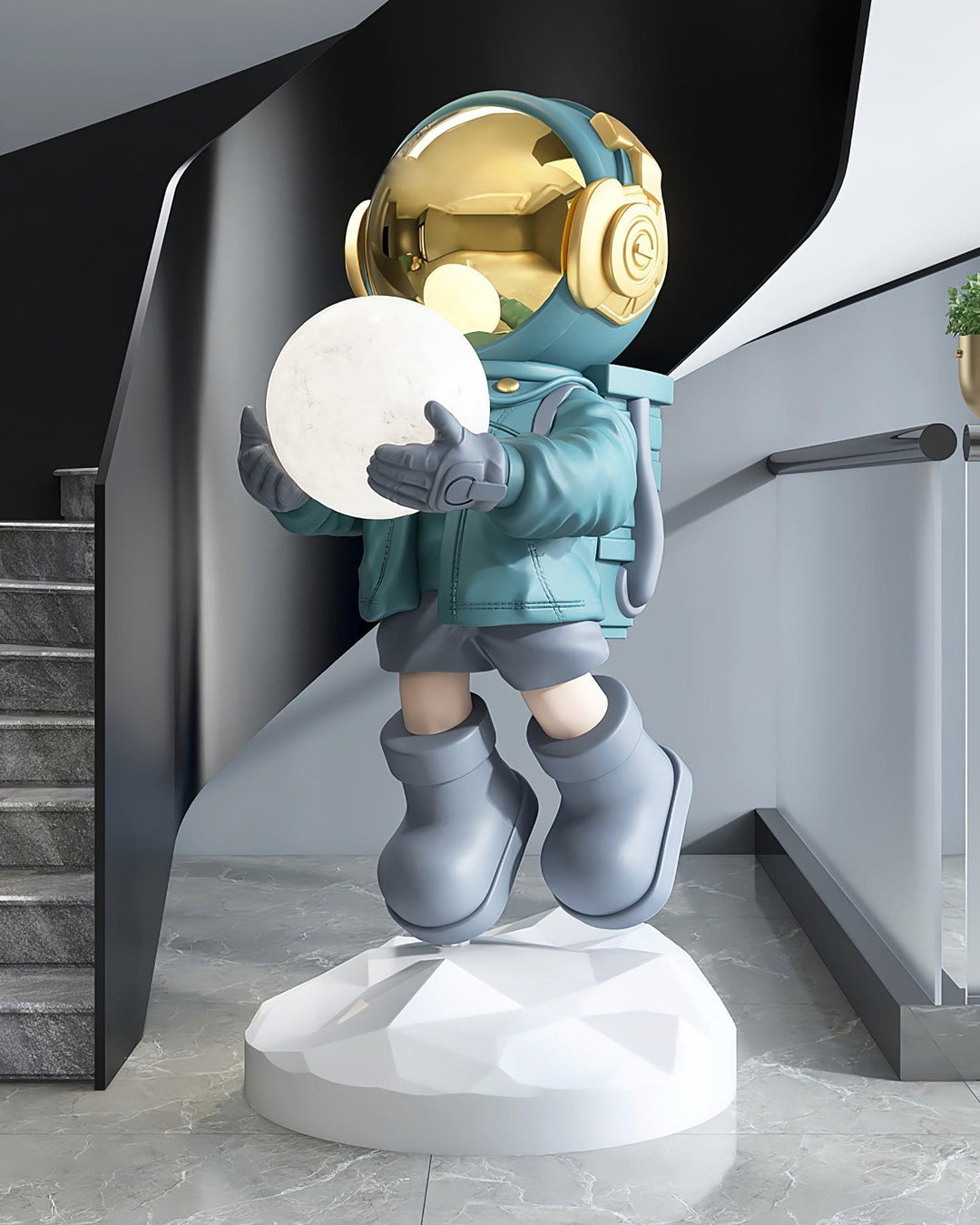 Lampa Podłogowa Fantastycznego Astronauty