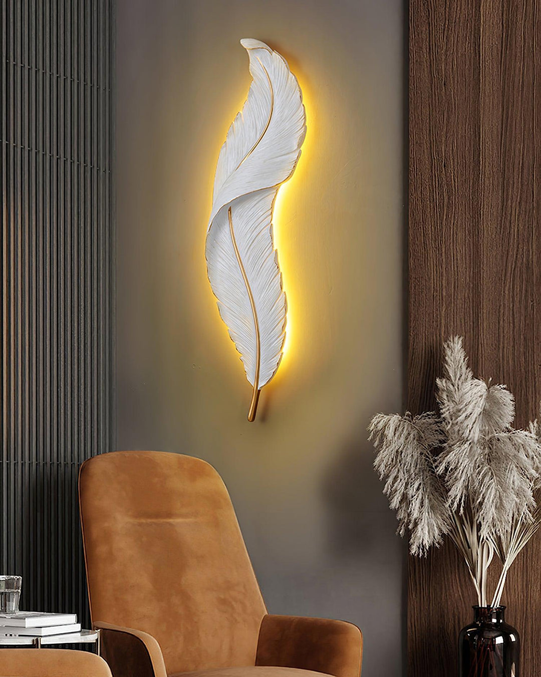 Lampa Ścienna Piórkowa