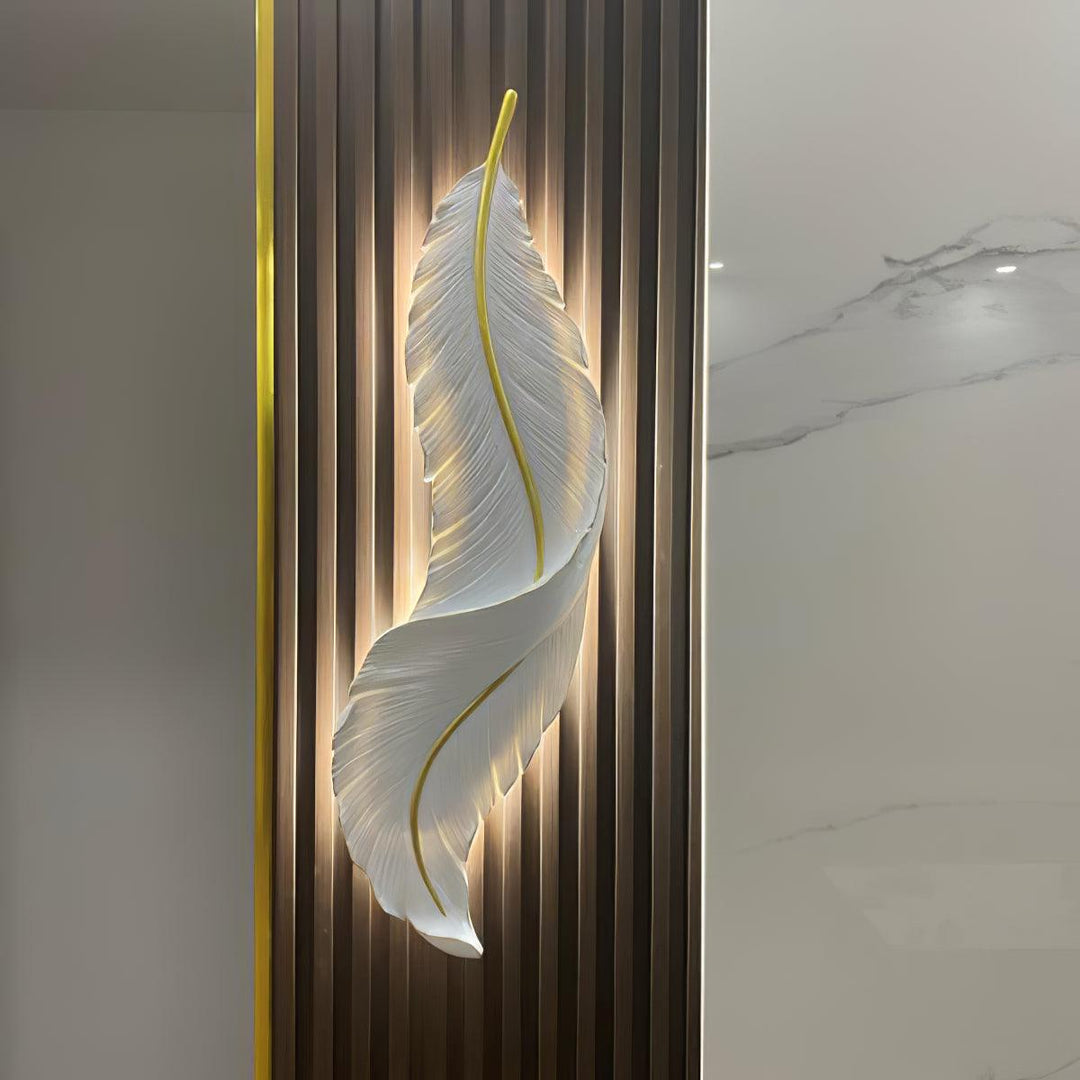 Lampa Ścienna Piórkowa