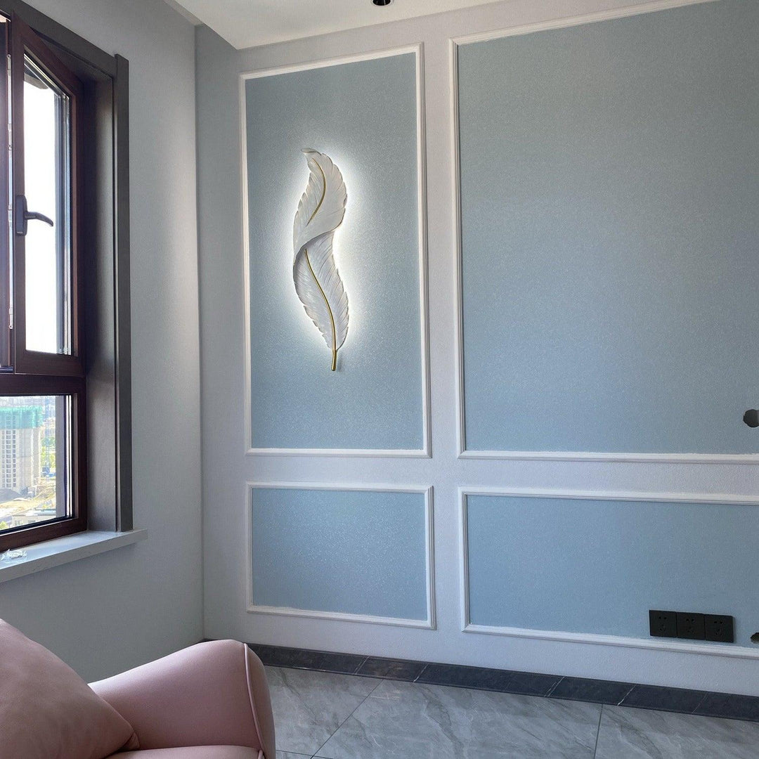 Lampa Ścienna Piórkowa